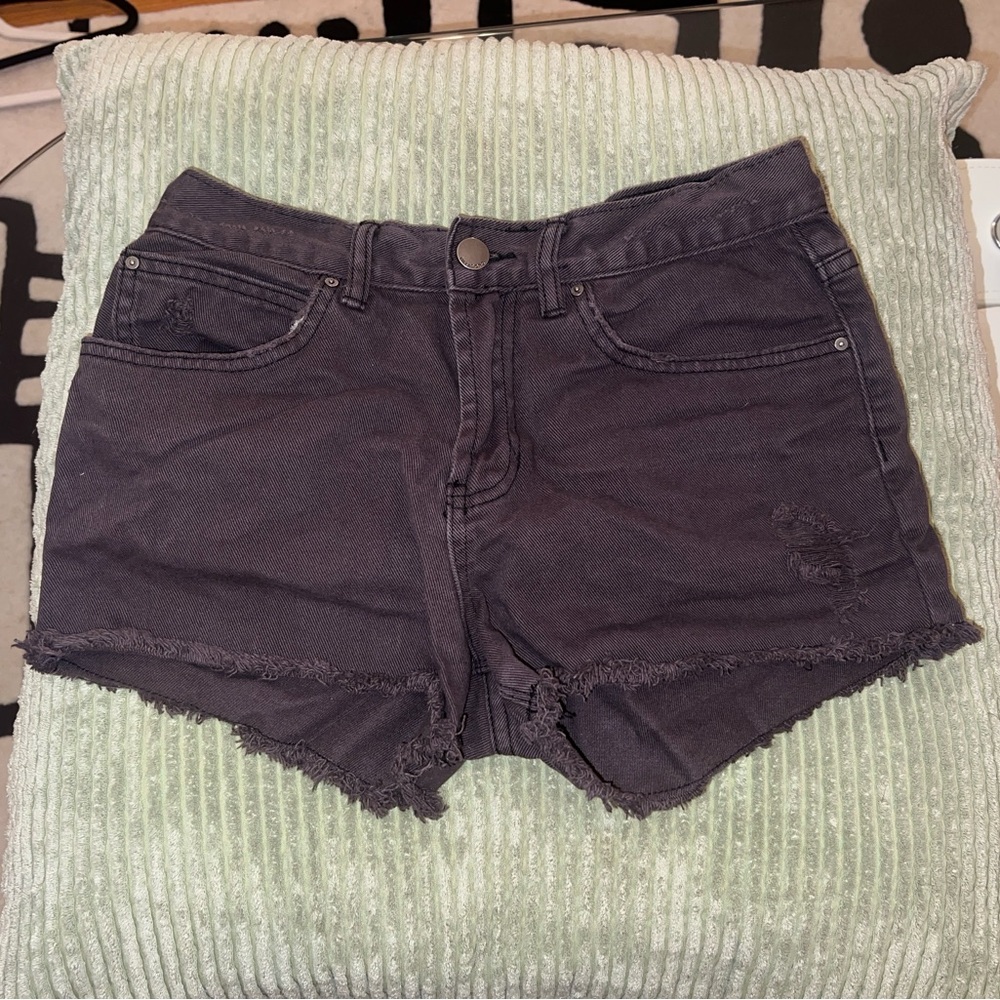 Billabong Charcoal Jean Shorts